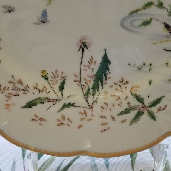 Haviland Limoges "Printemps" "Theatre des Saisons" Spring Plate - Picture 2 of 6